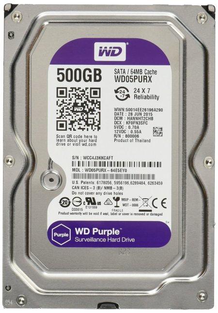 Hard Disk WD Purple 500G